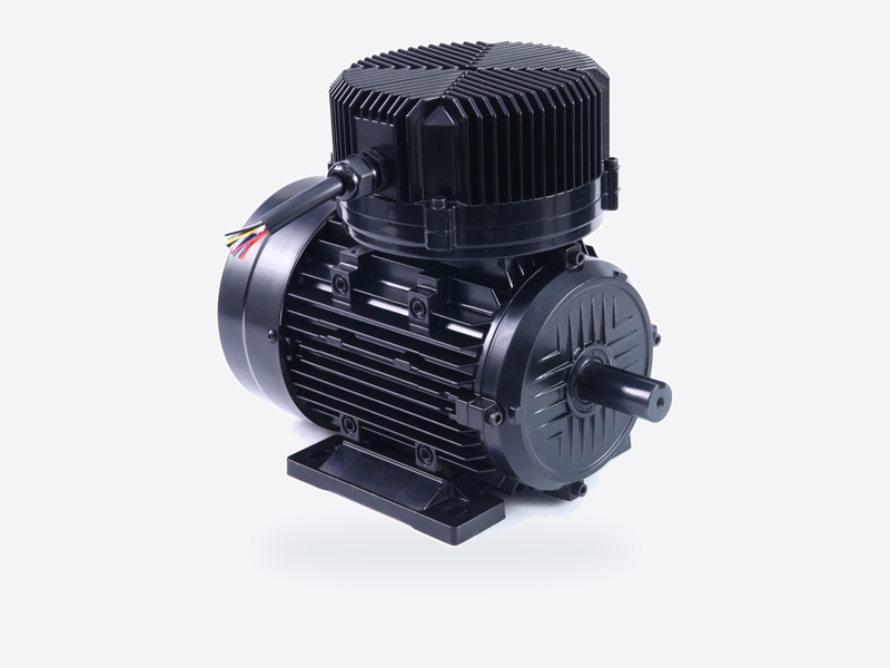 EC100 TEFC 电机,白底产品图