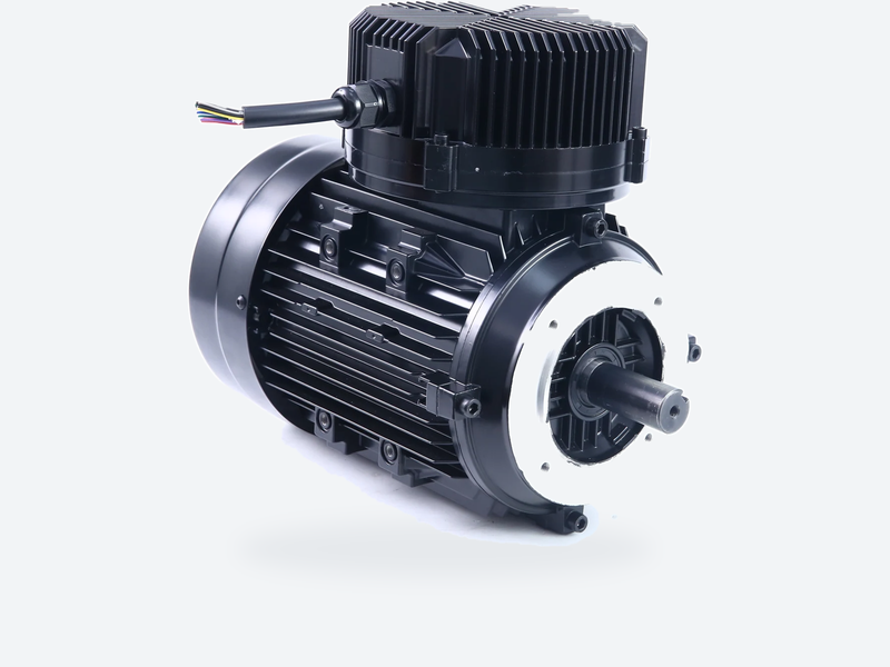 EC112 TEFC 电机,白底产品图